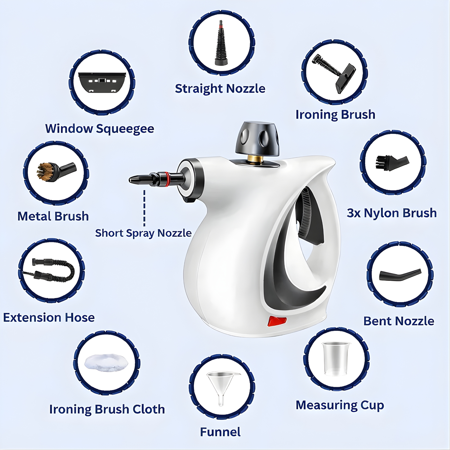 Glovyzoner™ High-Pressure Handheld Steam Cleaner