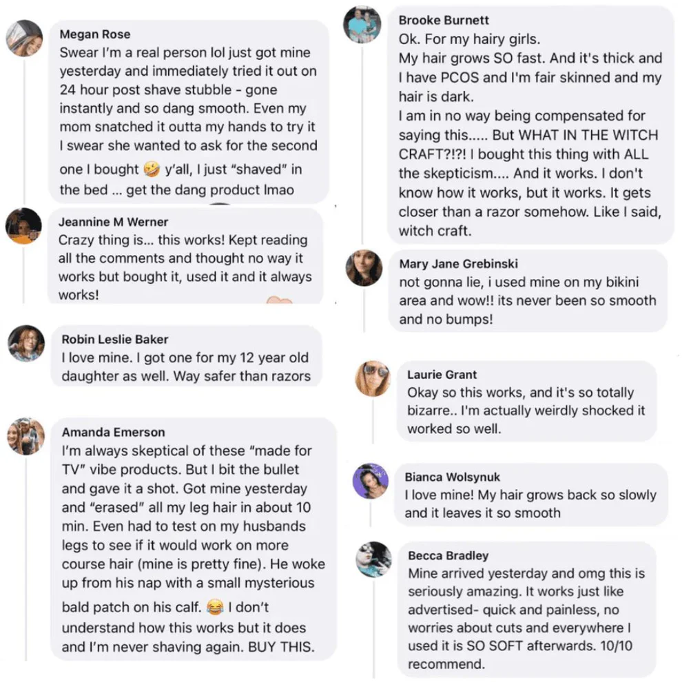 Glovyzoner™ 2-in-1 Women’s Body Shaver