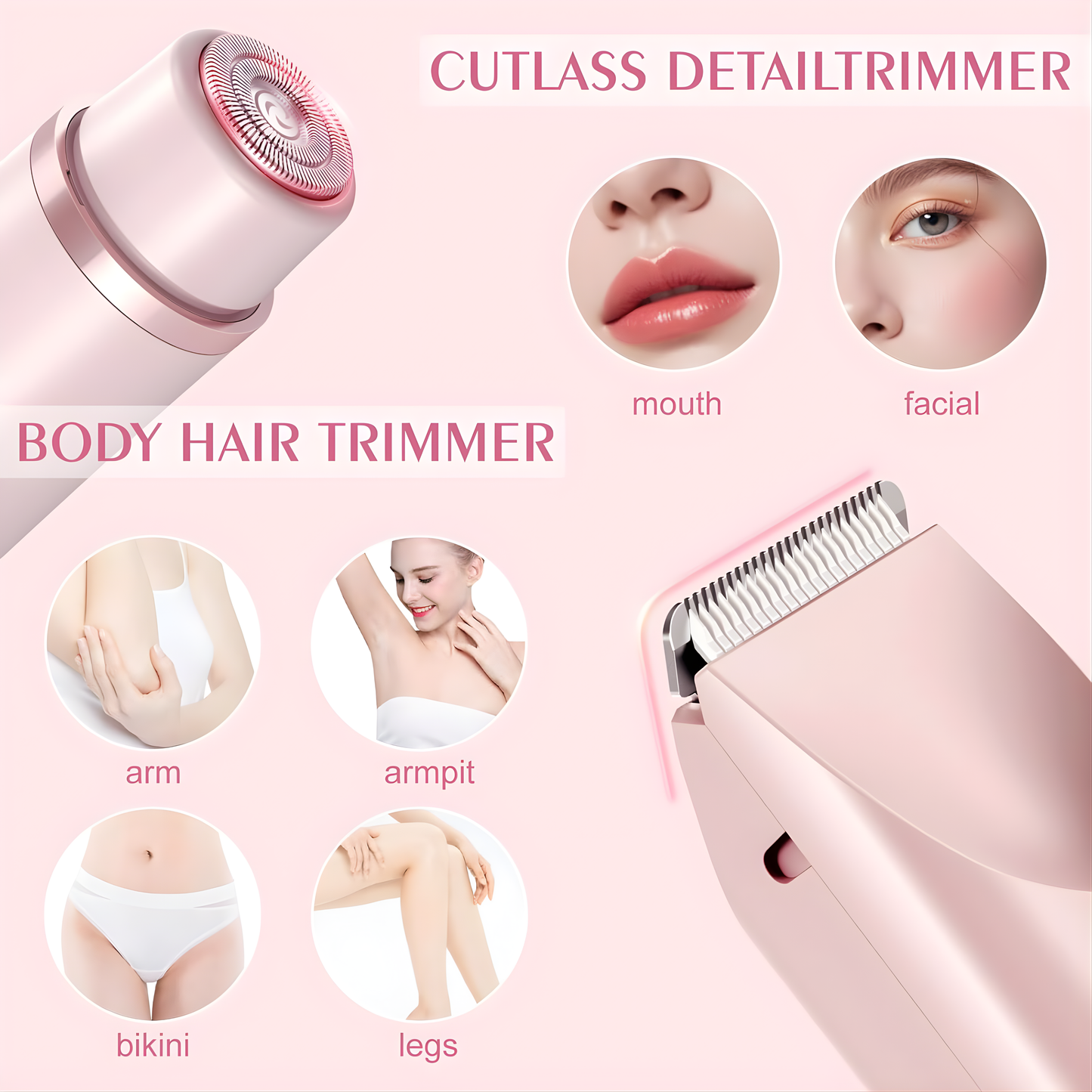 Glovyzoner™ 2-in-1 Women’s Body Shaver