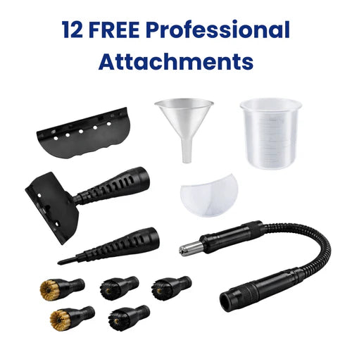 12 FREE Professional Attachments