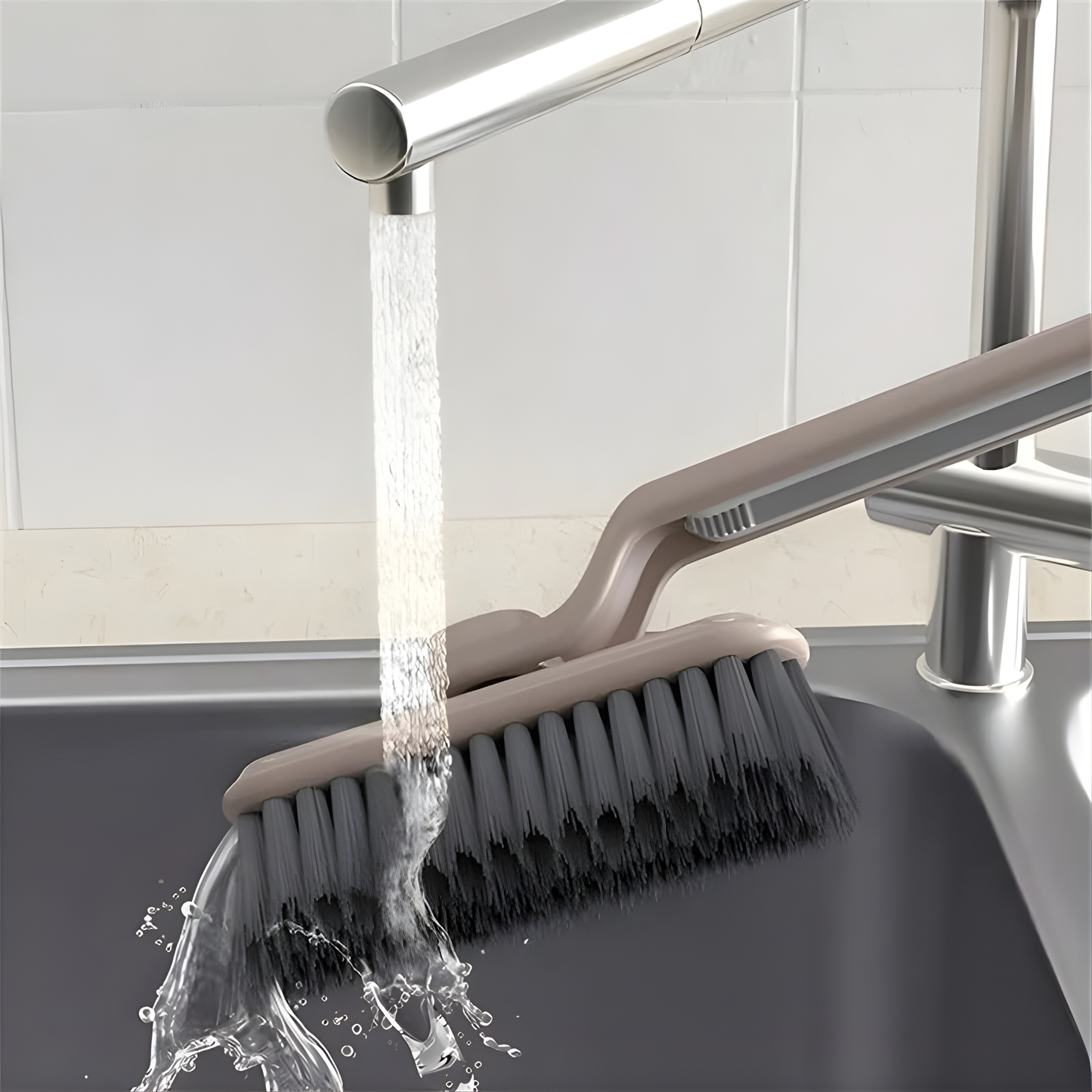 Multi-Function Rotating Crevice Cleaning Brush